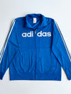 Vintage Adidas Linear Logo Track Jacket – Royal Blue (XL)