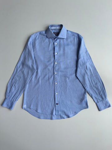 Tommy Hilfiger Tailored Fitted Striped Shirt Blue (L)