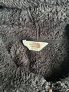 The North Face Black High Pile Fleece Hooded Zip Jacket (L)