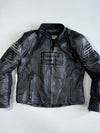 Shift Advanced Technology Superior Design Genuine Leather Distressed Armored Moto Jacket (M)
