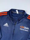 Adidas “CIOS Arnhem” Track Jacket – Navy/Orange, (M)
