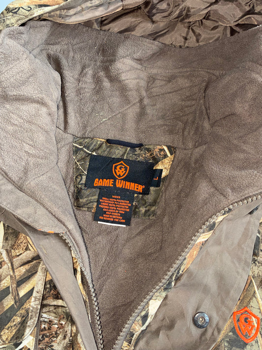 Game Winner Realtree Max-5 Camo Hunting Jacket Fleece Lined, Waterproof (XL/2XL)