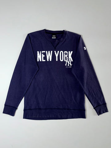 Under Armour x MLB New York Yankees Crewneck Sweatshirt Navy, (S)