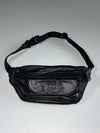 Phoenix Tours Black Leather Fanny Pack