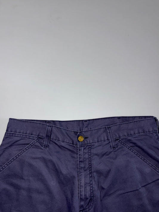 Carhartt | Navy Carpenter Shorts (W:36) (L:24)