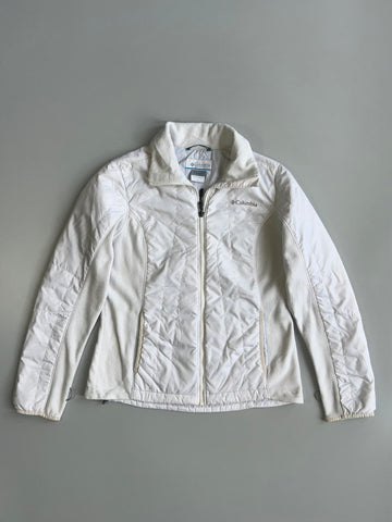 Columbia Sportswear Interchange Quilted Hybrid Fleece Full-Zip Jacket White (S)
