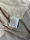 Vintage QS Style Beige Padded Canvas Zip-Up Jacket (M)