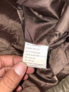 Peromar Vintage Distressed Leather Bomber Jacket (XL)