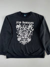 Jizo Bosatsu Japanese Graphic Black Sweatshirt – (2XL)
