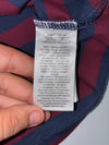 Polo Ralph Lauren | Custom Slim Fit Striped Tee Navy/Maroon | (L)
