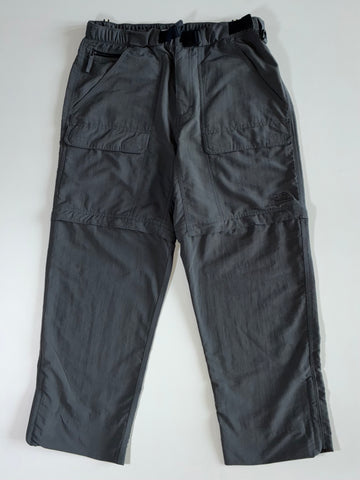 The North Face Grey Convertible Zip-Off Pants (W:32|L:39)