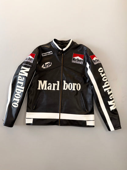 !                                                                                                                                                                                                     Marlboro Racing Jacket Original Leather Jacket (RARE) (M)
