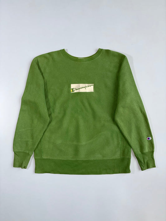 Champion | Reverse Weave Sweatshirt | Olive Green (L/XL)