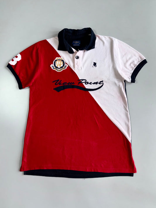 VP Polo Viewpoint Colorblock Crest Polo T-Shirt