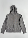 Young Polo Vigor | Grey Zip Hoodie Plaid Lined | (S)