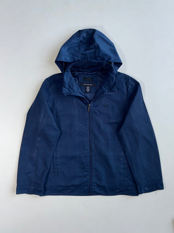 Calvin Klein Jeans Hooded Zip-Up Windbreaker Jacket(L)