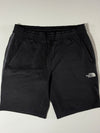 The North Face Black Grid Fleece Shorts (W:35) (L:21)