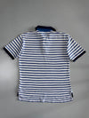 Tommy Hilfiger Nautical Stripe Polo Shirt Blue & White (L)