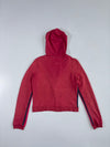 Tommy Jeans (Tommy Girl) | Full-Zip Hoodie | Maroon Red (S)