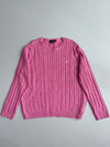 Lauren Ralph Lauren Cable Knit Sweater – Pink (XL)