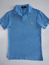 Polo Ralph Lauren Sky Blue Slim Fit Polo – Orange Pony (XS)