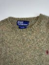Polo Ralph Lauren Sage Green 100% Wool Crewneck Sweater (S)