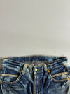 Big Group Tie-Dye Wash Denim Jeans (W:32) (L:45.5)