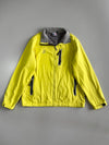 MLB Oakland Athletics Softshell Fleece-Lined Jacket Neon Yellow/Grey, A’s Embroidered Logo (L)