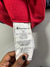 Champion Navy & Red Colour Block Fleece Zip Hoodie – (S)