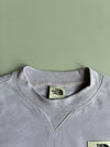The North Face Heritage Logo Patch Light Grey Crewneck Sweatshirt(S)