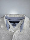 Tommy Hilfiger Vintage Light Grey Slim Fit Polo T-Shirt (L)