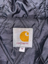 Carhartt Duck Canvas Quilted-Lined Active Jacket Black (M)