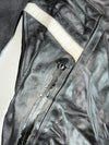 Segura Black, White & Red Leather Motorcycle Racing Jacket – Racing Technology Logos Padded(S)
