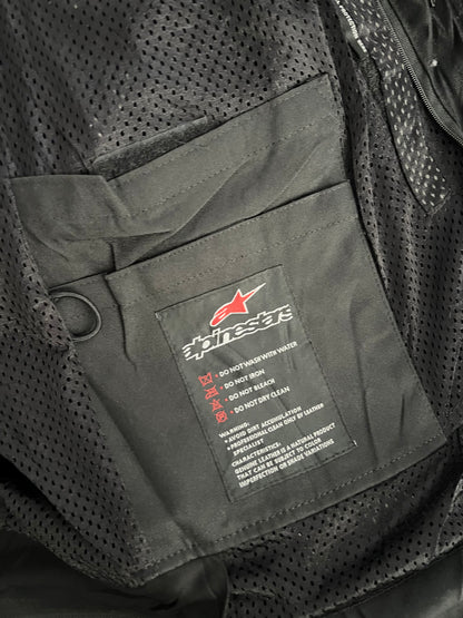ZSuper RARE Alpinestars Original Heavy Pure Leather Riding Jacket (Extremely Padded) (L/XL)