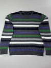 Tommy Hilfiger Cotton Cashmere Striped Sweater – Grey Multi Stripe (XL)
