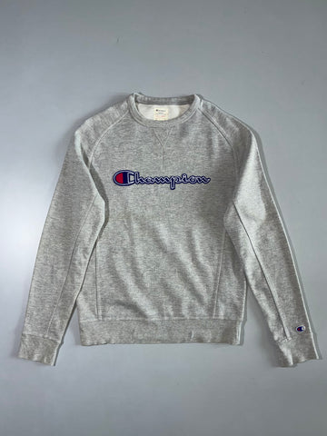 Champion Big Logo Crewneck
Sweatshirt in Grey (M)
