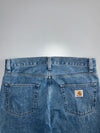 Carhartt | Relaxed Fit Straight Jeans | Medium Blue Wash (W:34|L:38)