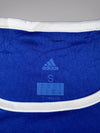 Adidas Climalite Football Jersey Blue White Stripes (M)