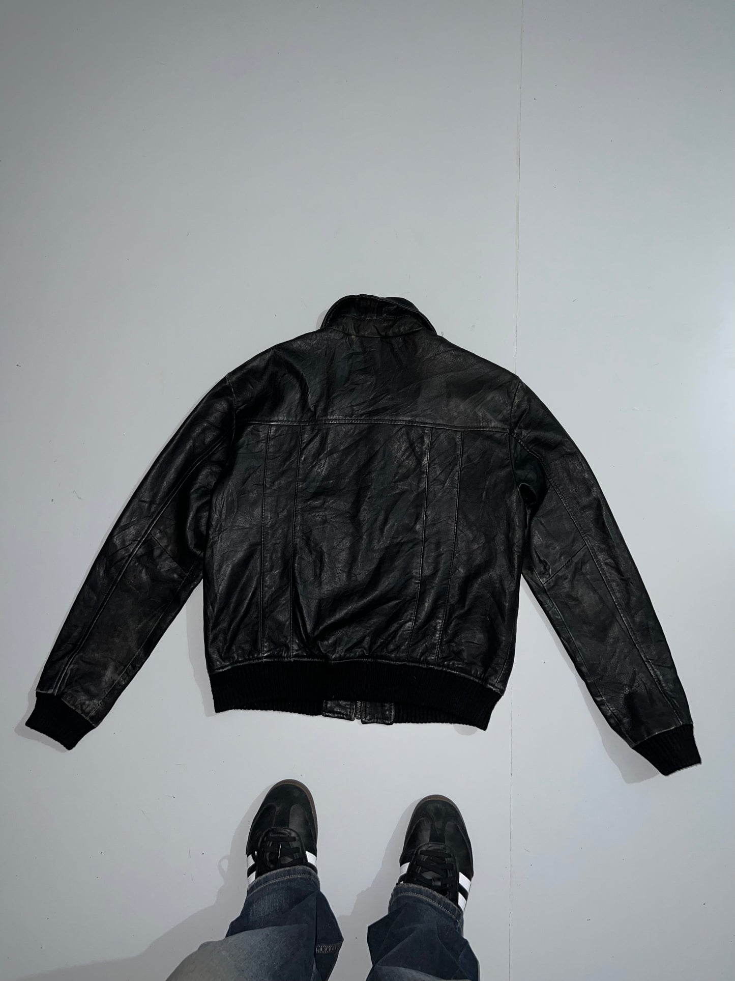 !                 Calvin Klein Original Leather Jacket (RARE) (S/M)
