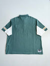 Vintage Adidas Green Colour Block Oversized Polo TShirt (3XL)