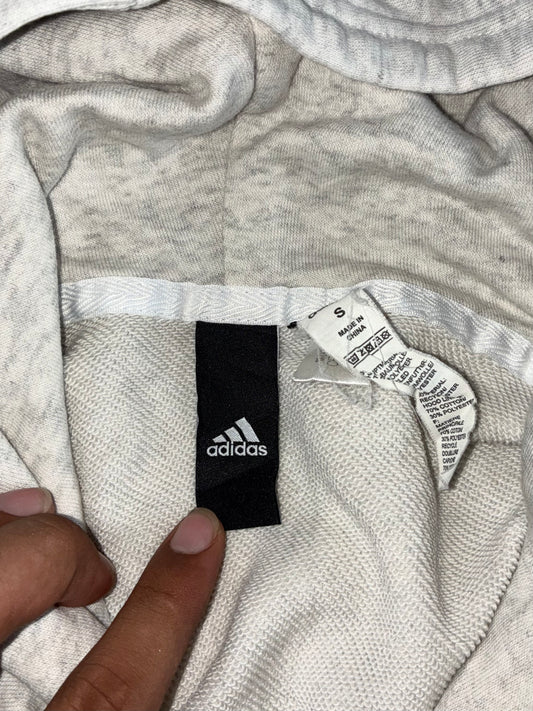 Adidas Grey Big Logo Hoodie (M)