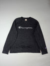 Champion Script Logo Crewneck Sweatshirt – Charcoal Grey (2XL)
