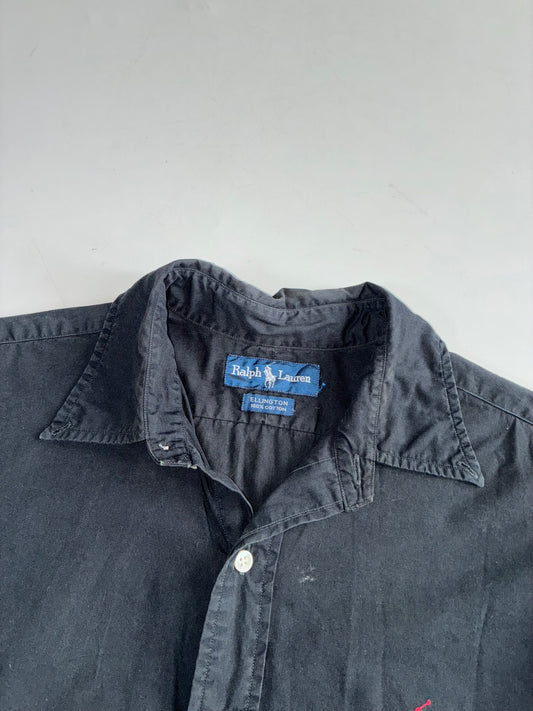 Ralph Lauren Ellington Black Short Sleeve Shirt(Xl)