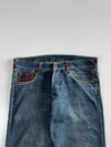 RMC Red Monkey Daruma Embroidered Jeans (W:38 |L:45)