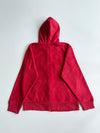 GapKids Red Fleece Arch Logo Zip-Up Hoodie (S)