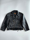 Vintage Dimitri Cuir Nickel Pure Leather Heavy Jacket (Xl)