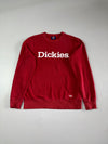Dickies Spellout Logo Crewneck Sweatshirt – Red (M)
