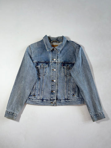 Vintage Levi's Light Wash Denim Trucker Jacket (S)