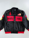 Portofino Uomo Italia F1 Racing Jacket Fully Embroidered (Xl)