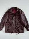 Vintage Premium Original Bomber Leather Jacket (XL)